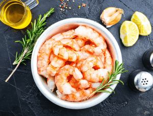 Camarón crudo